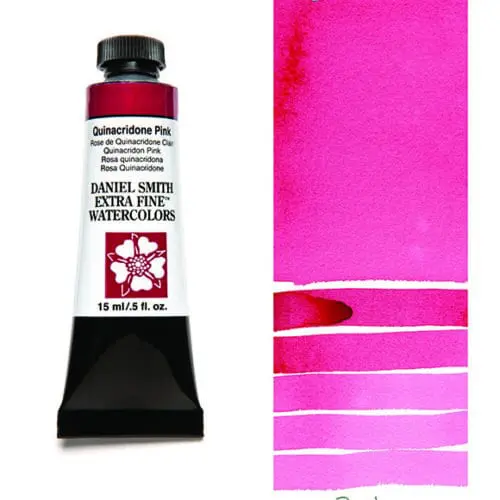 Quinacridone Pink S2 Daniel Smith Watercolour 15ml