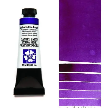 Quinacridone Purple S2 Daniel Smith Watercolour 15ml