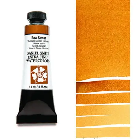 Raw Sienna S1 Daniel Smith Watercolour 15ml