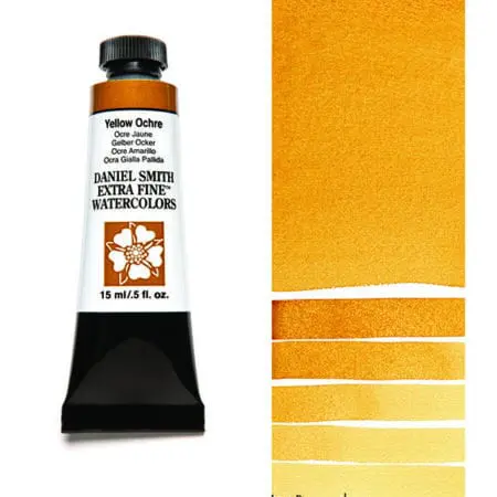 Yellow Ochre S1 Daniel Smith Watercolour 15ml