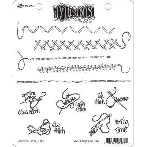 Sampler Dylusions Cling Stamp