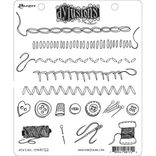 Sew Easy Dylusions Cling Stamp