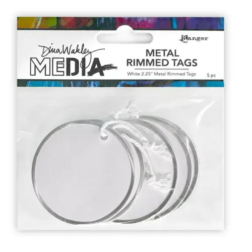 Dina Wakely Metal Rimmed Tags