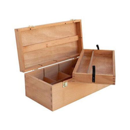 Wooden Artbox with Removable Tray