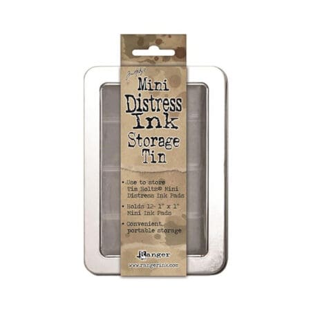 Mini Distress Storage Tin (holds 12)