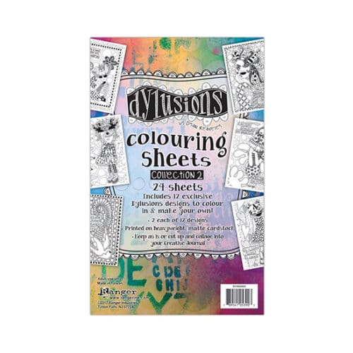 Dylusions Colouring Sheets: Collection 2