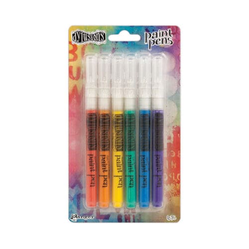 Dylusions Creative Dyary Paint Pens (Basics 6 pack)