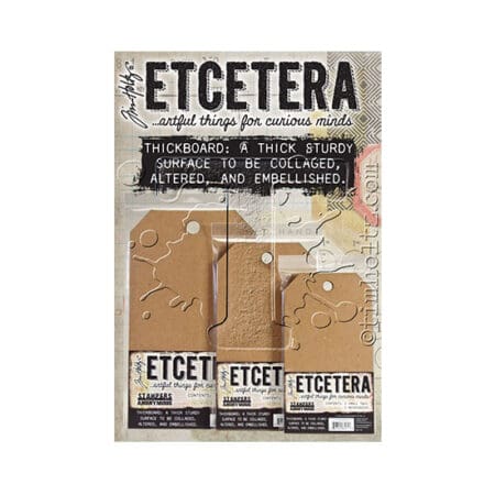 Etcetera Thic Board Tags: Large