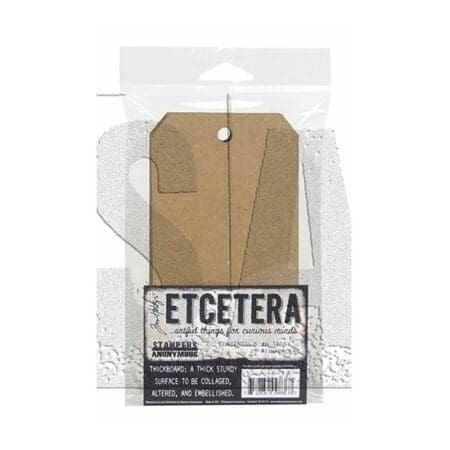 Etcetera Thickboard Tags: No. 8 Tag