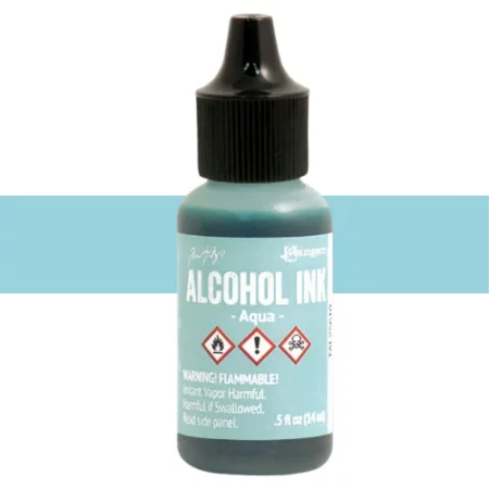 aqua-alcohol-ink