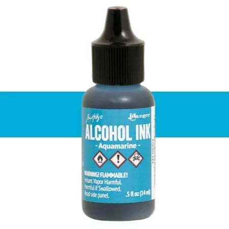 aquamarine-alcohol-ink