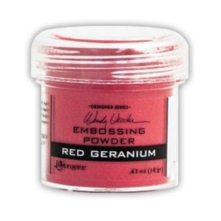 Wendy Vecchi Embossing Powder : Red Geranium