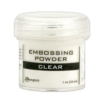Clear Embossing Powder: Ranger