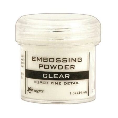 Clear Super Fine Embossing Powder: Ranger