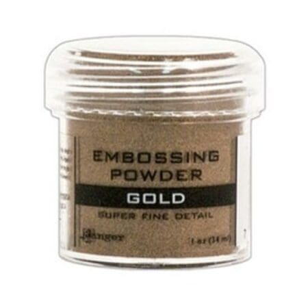 Gold Super Fine Embossing Powder: Ranger
