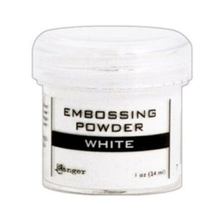 White Embossing Powder: Ranger