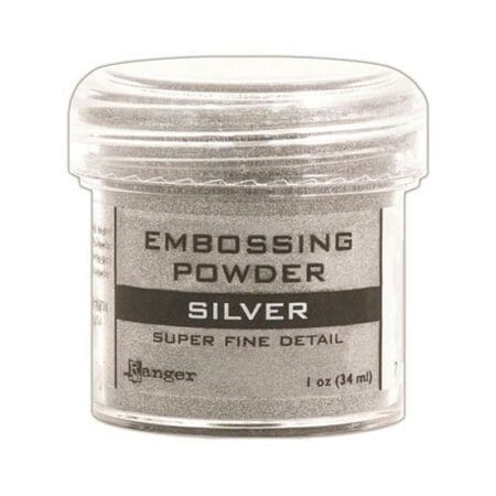 Silver Super Fine Embossing Powder: Ranger