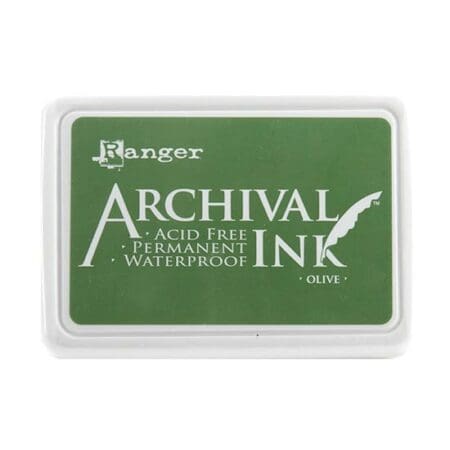 Olive Green Archival Ink Pad
