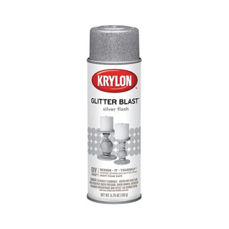 Glitter Blast Spray Paint: Silver Flash