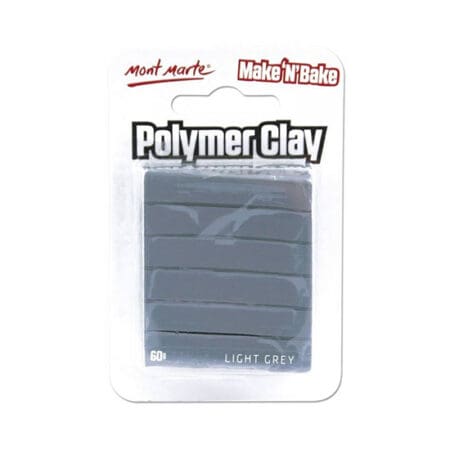 Mont Marte Polymer Clay: Light Grey