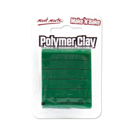 Mont Marte Polymer Clay: Basic Green