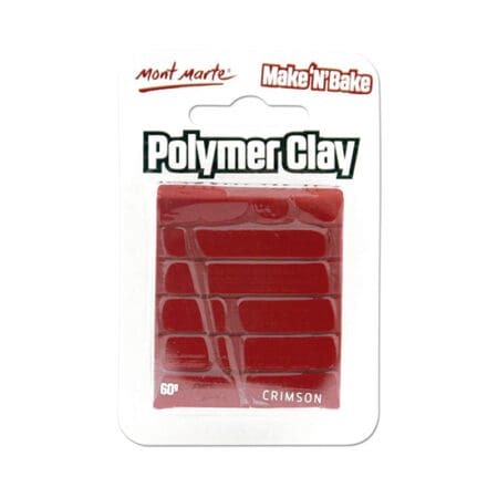 Mont Marte Polymer Clay: Crimson