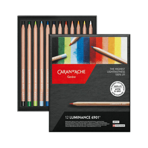 Caran D'Ache Luminance 6901 Colured Pencils: 12's