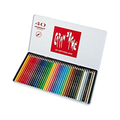 Caran D'Ache Supracolor Pencils in Metal Box: 40's