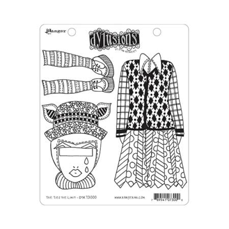 The Ties The Limit Dylusions Stamp Set