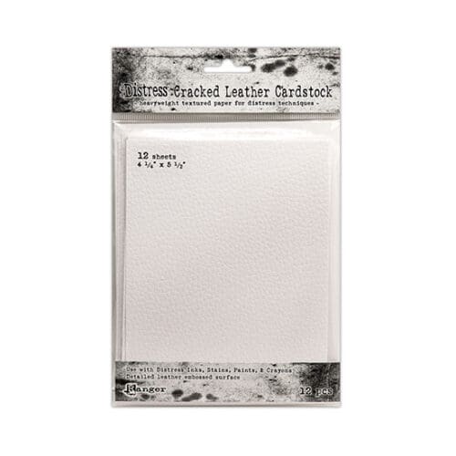 Tim Holtz Cracked Leather Cardstock 4.25" x 5.5"