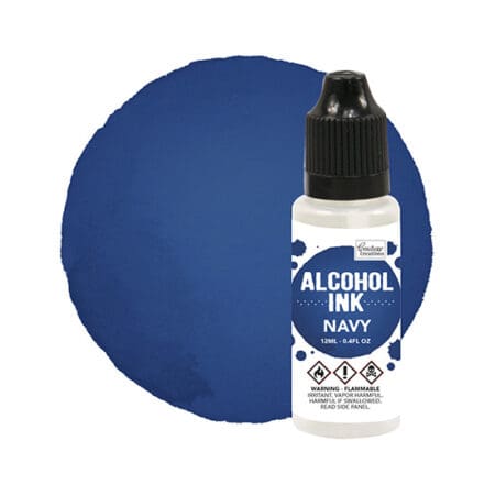 Navy Couture Creations Alcohol Ink