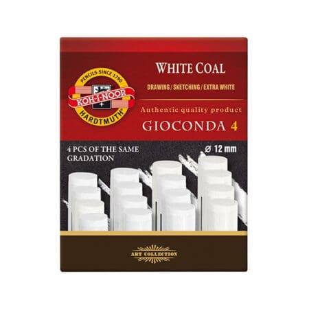 Koh-I-Noor White Coal Sticks (4 piece): Medium