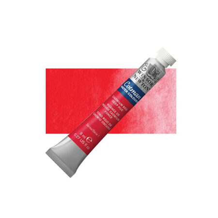 Cadmium Red Deep Hue Winsor & Newton Cotman Watercolour 8ml Tube