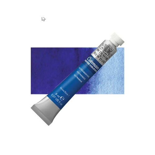 Ultramarine Winsor & Newton Cotman Watercolour 8ml Tube