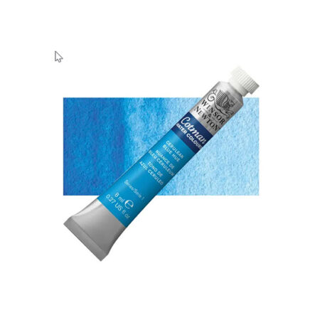Cerulean Blue Hue Winsor & Newton Cotman Watercolour 8ml Tube