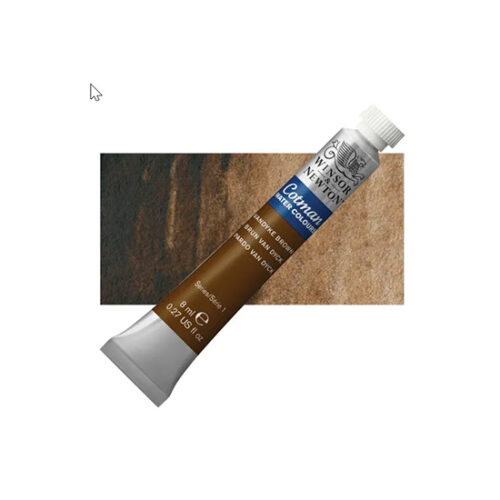 Vandyke Brown Winsor & Newton Cotman Watercolour 8ml Tube