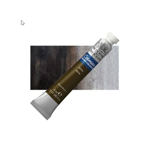 Sepia Winsor & Newton Cotman Watercolour 8ml Tube