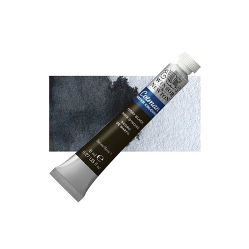 Ivory Black Winsor & Newton Cotman Watercolour 8ml Tube