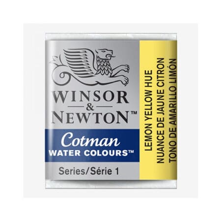 Lemon Yellow Hue Winsor & Newton Cotman Half Pan