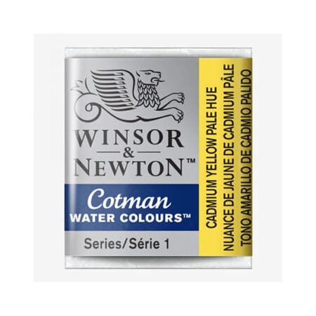 Cadmium Yellow Pale Hue Winsor & Newton Cotman Half Pan