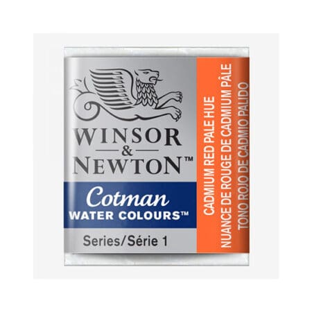 Cadmium Red Pale Hue Winsor & Newton Cotman Half Pan