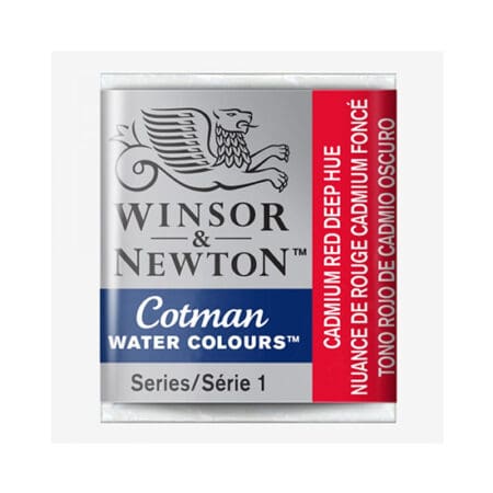 Cadmium Red Deep Hue Winsor & Newton Cotman Half Pan