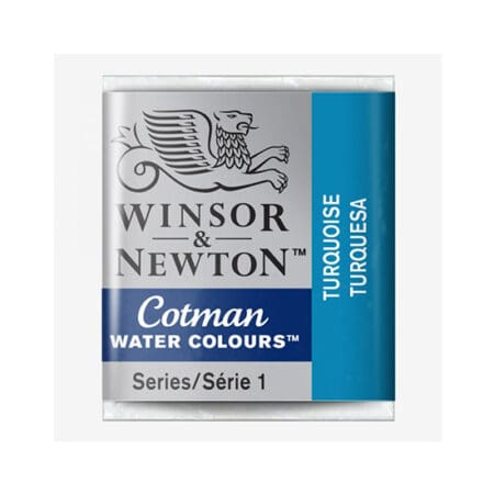 Turquoise Winsor & Newton Cotman Half Pan