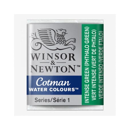 Intense Green Winsor & Newton Cotman Half Pan