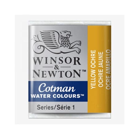 Yellow Ochre Winsor & Newton Cotman Half Pan