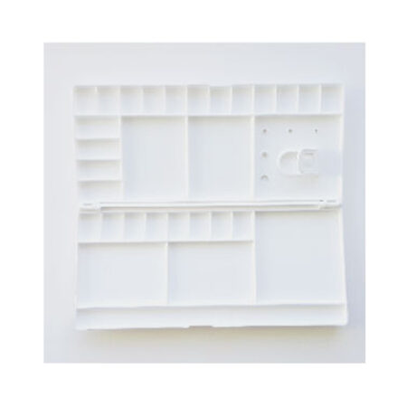 Prime Art Plastic Palette with Folding Lid