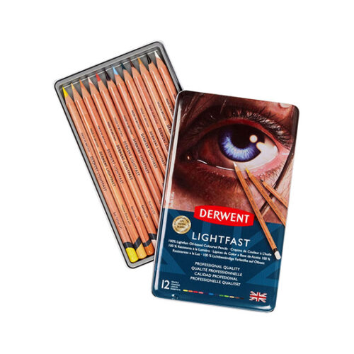 Derwent Lightfast Pencil Set in Tin: 12's