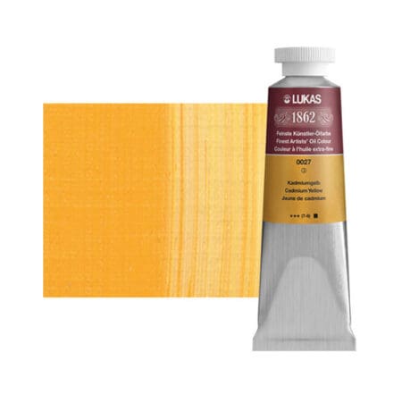 Cadmium Yellow Lukas 1862 Professional Oil Paint 37ml