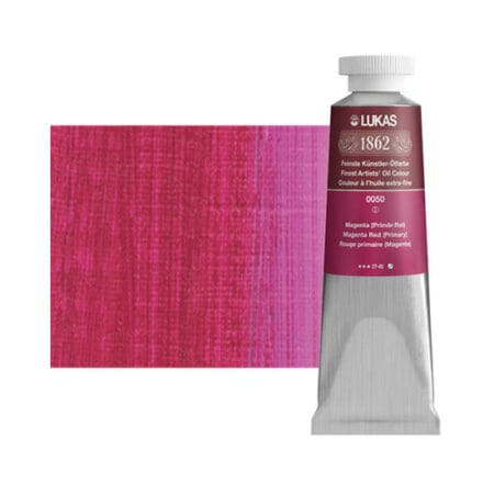 Magenta Red Primary Lukas 1862 Professional Oil Paint 37ml
