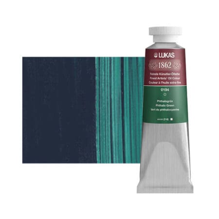 Phthalo Green Lukas 1862 Professional Oil Paint 37ml
